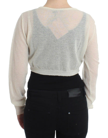 Chic Cropped Alpaca Blend Sweater