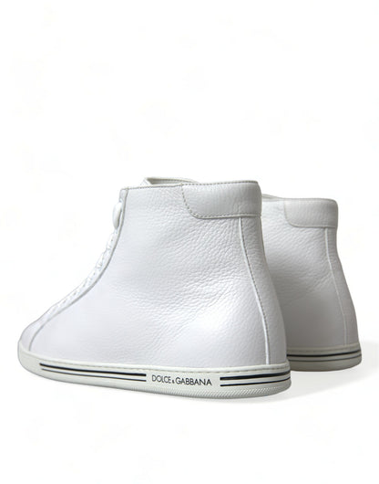 Witte Saint Tropez hoge heren sneakers schoenen