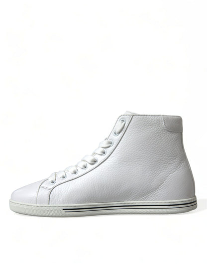 Witte Saint Tropez hoge heren sneakers schoenen