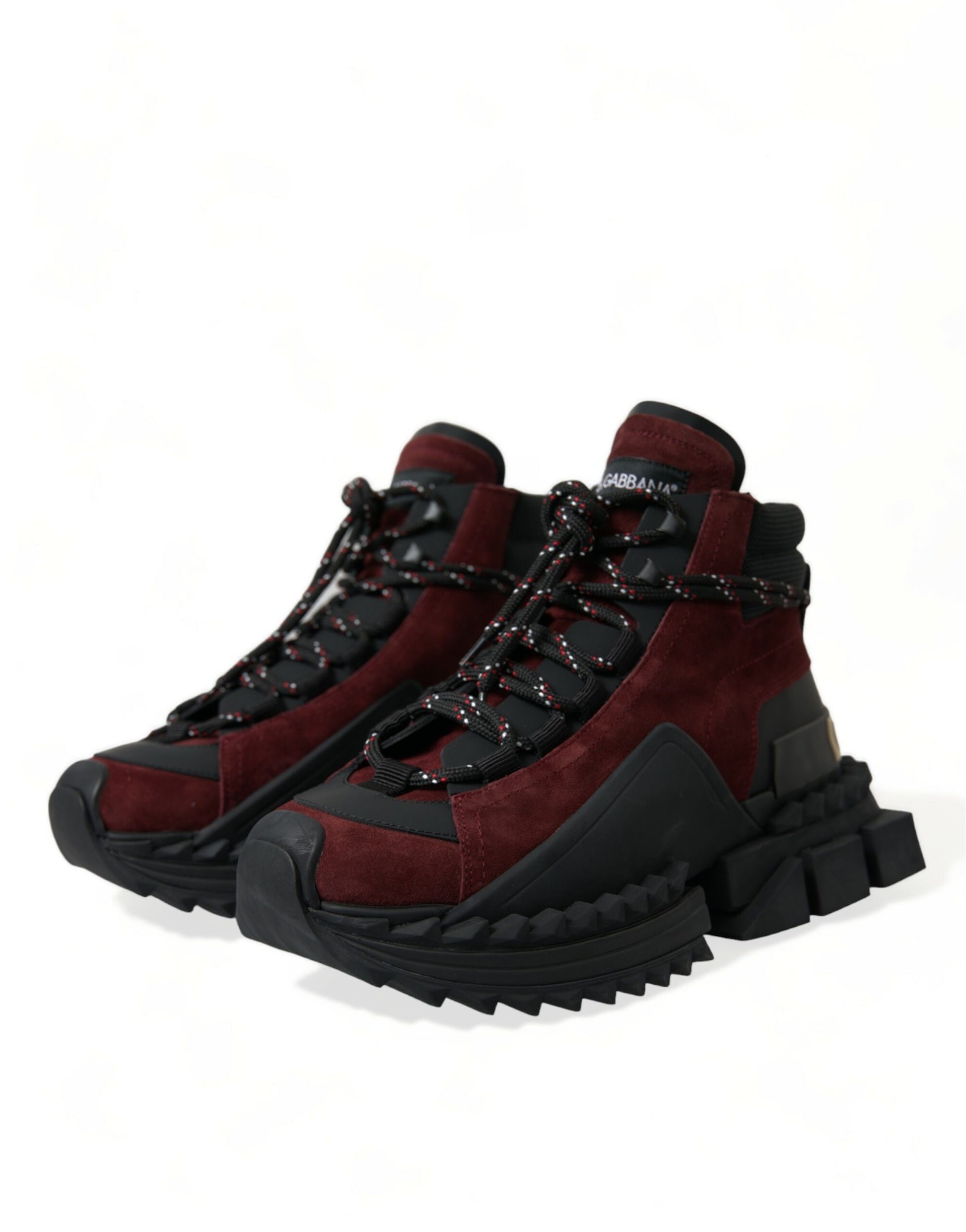 Bordeaux Super King hoge sneakers voor heren