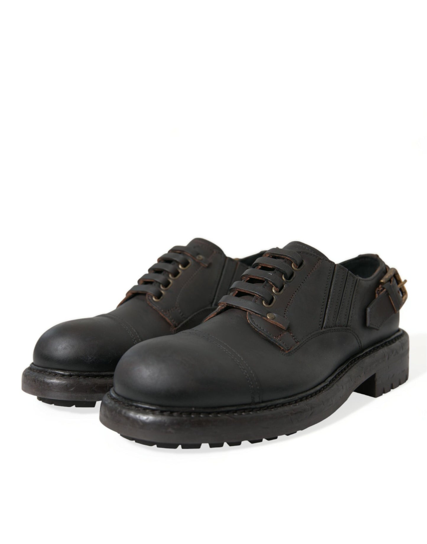 Zapatos de vestir Derby de cuero elegantes para hombre