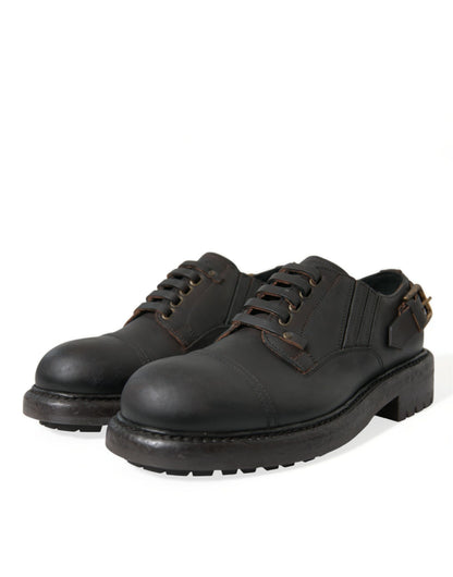 Zapatos de vestir Derby de cuero elegantes para hombre