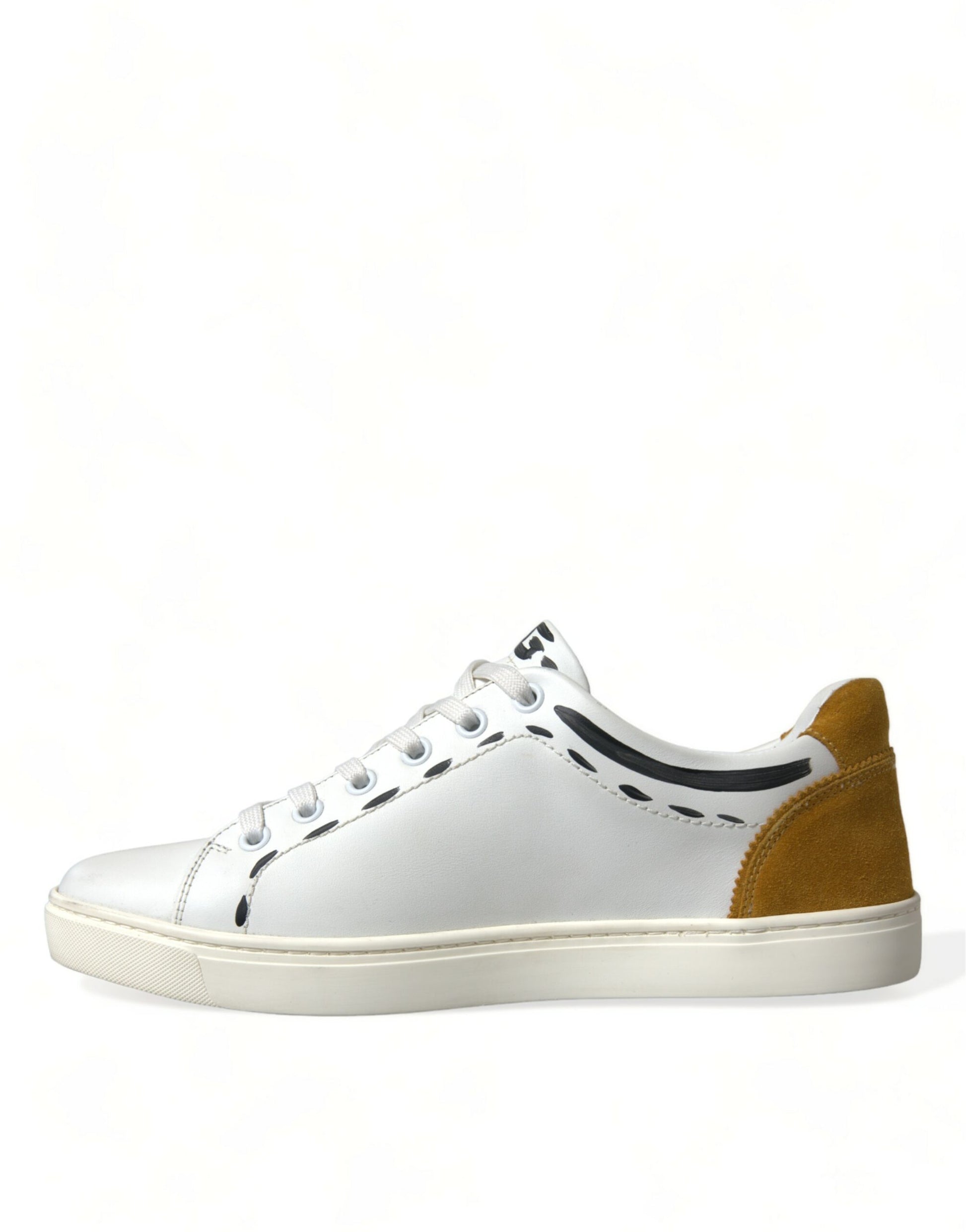 Wit lederen LOVE Milano heren sneakers schoenen