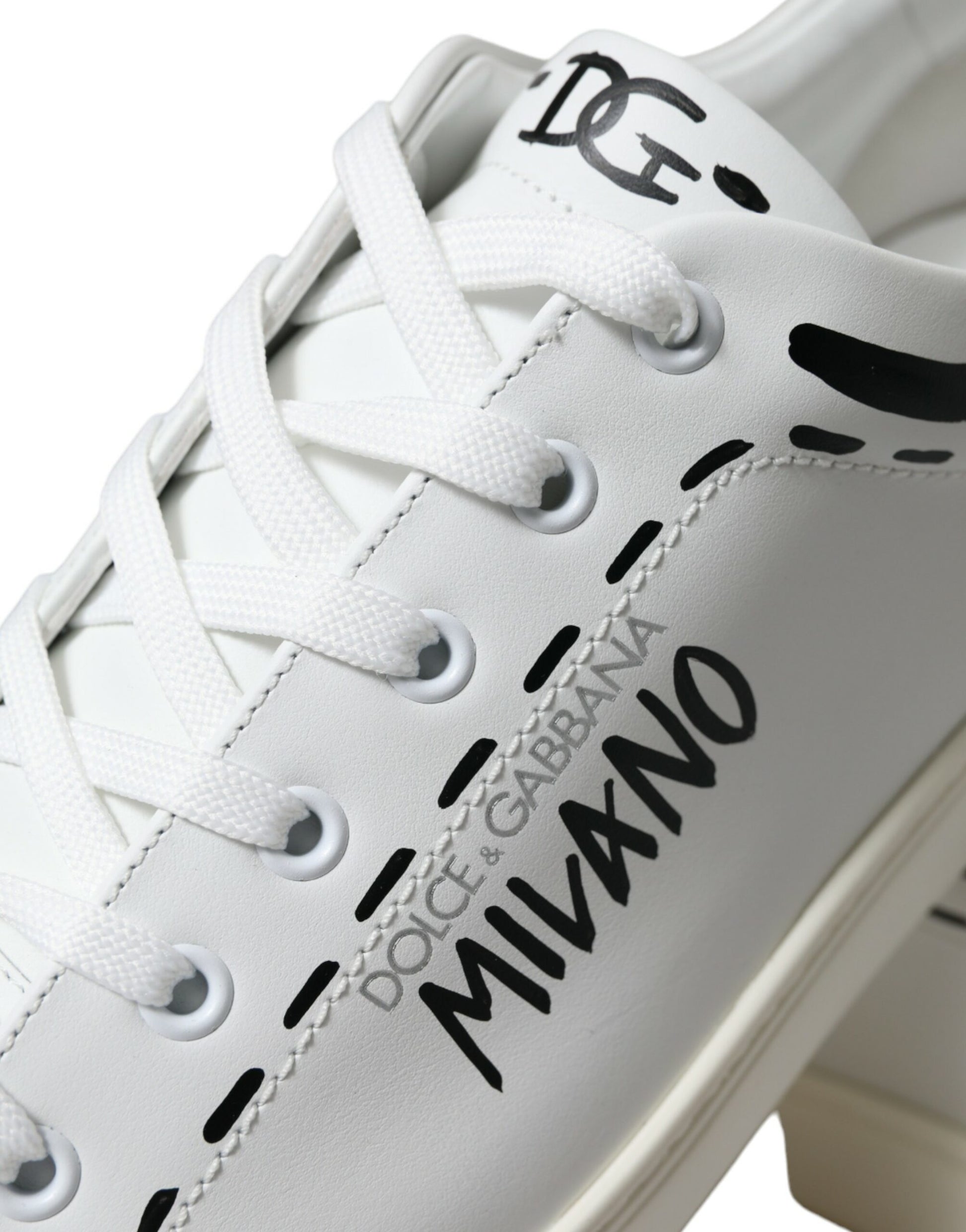 Wit grijs lederen LOVE Milano sneakers schoenen