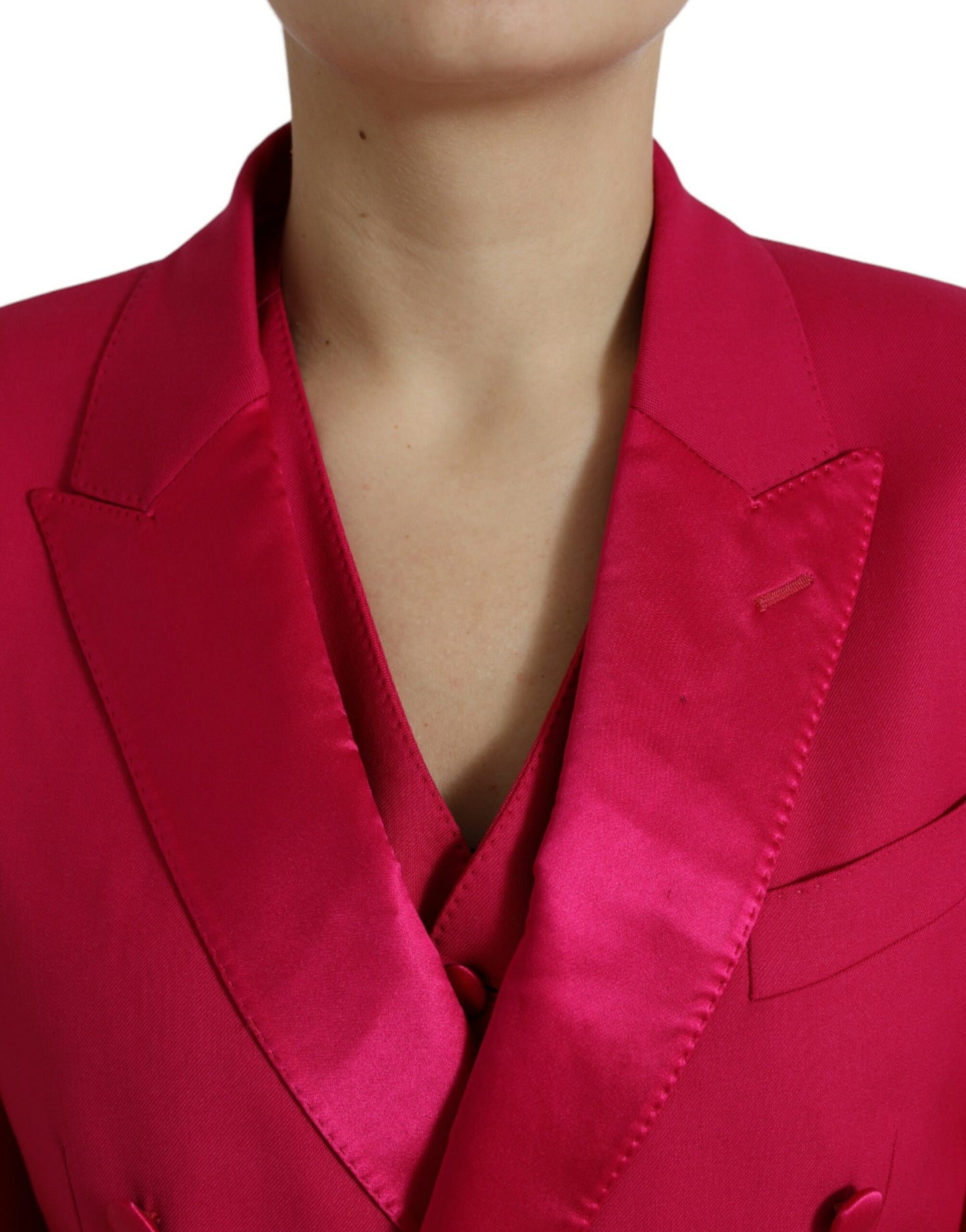 Rood MARTINI wollen slim-fit 3-delig pak