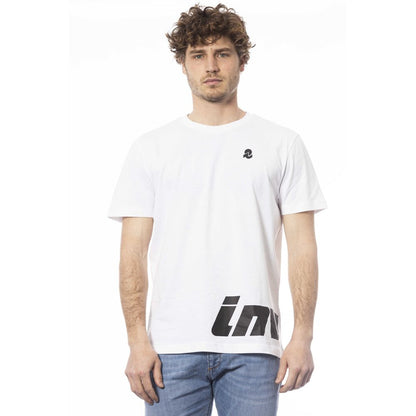 White Cotton Men T-Shirt