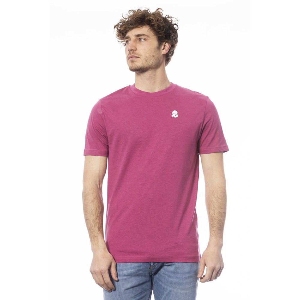 Purple Cotton Men T-Shirt