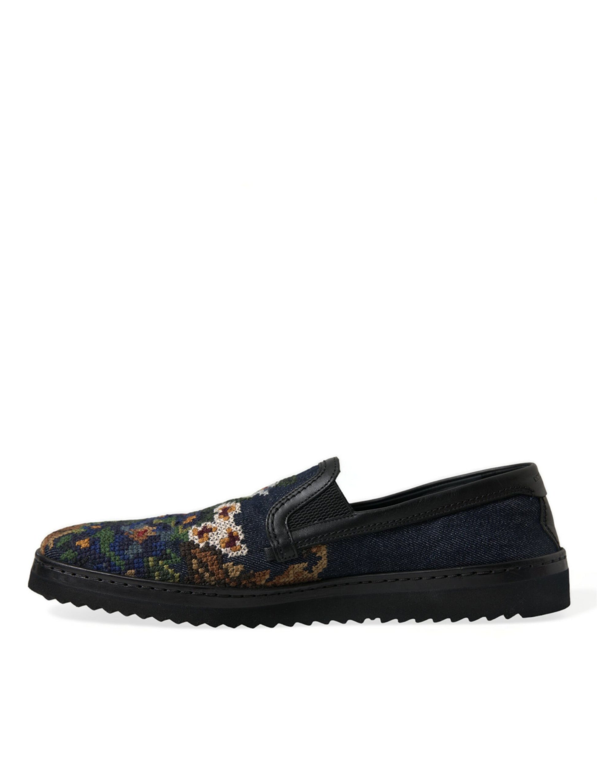 Veelkleurige bloemenpantoffels Heren Loafers Schoenen