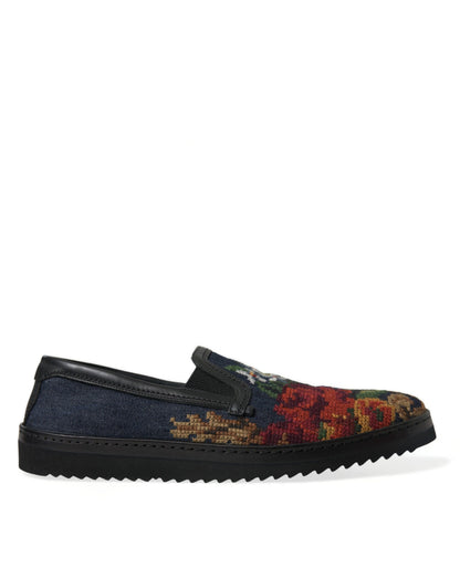 Veelkleurige bloemenpantoffels Heren Loafers Schoenen