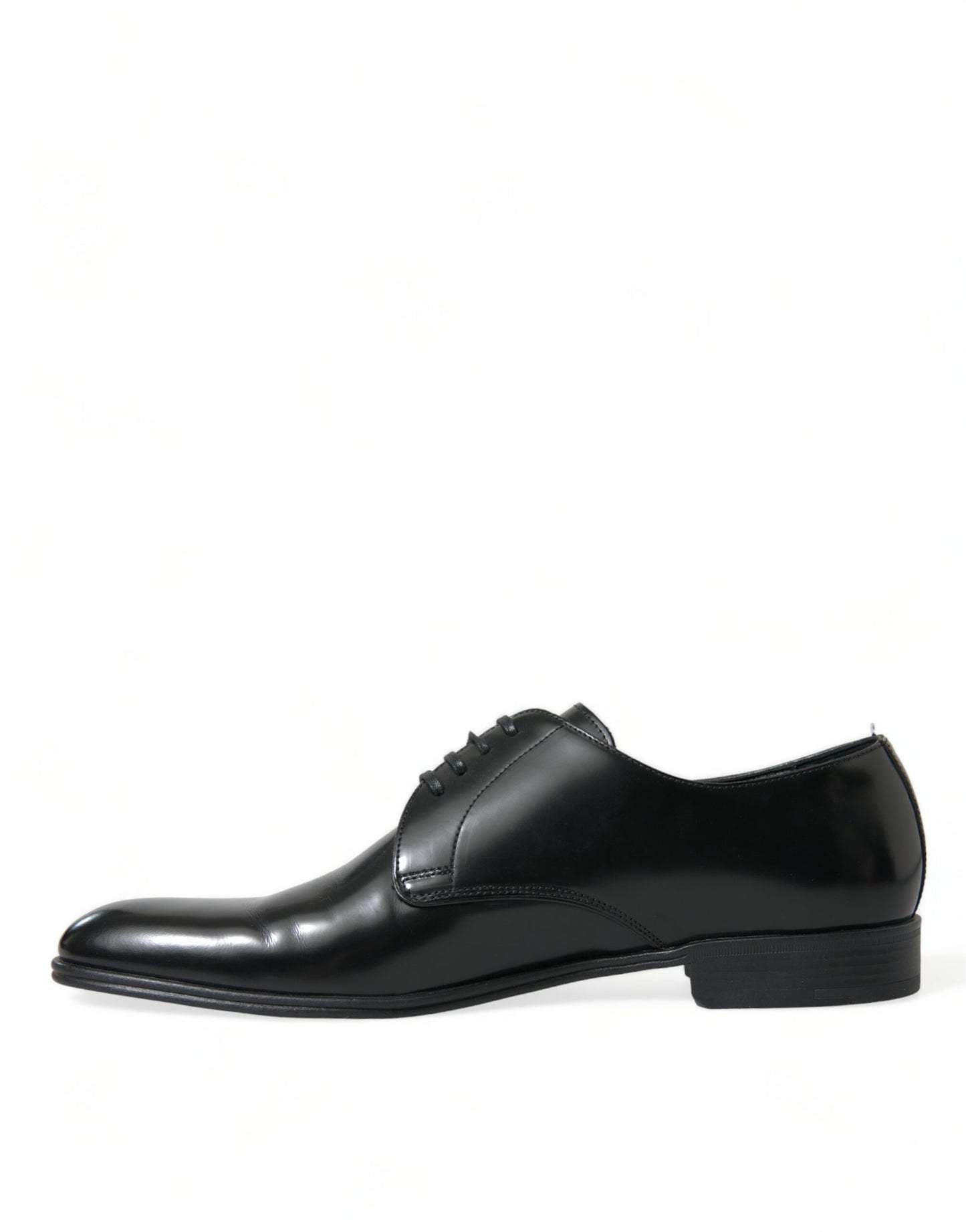 Elegantes zapatos formales Derby de cuero negro