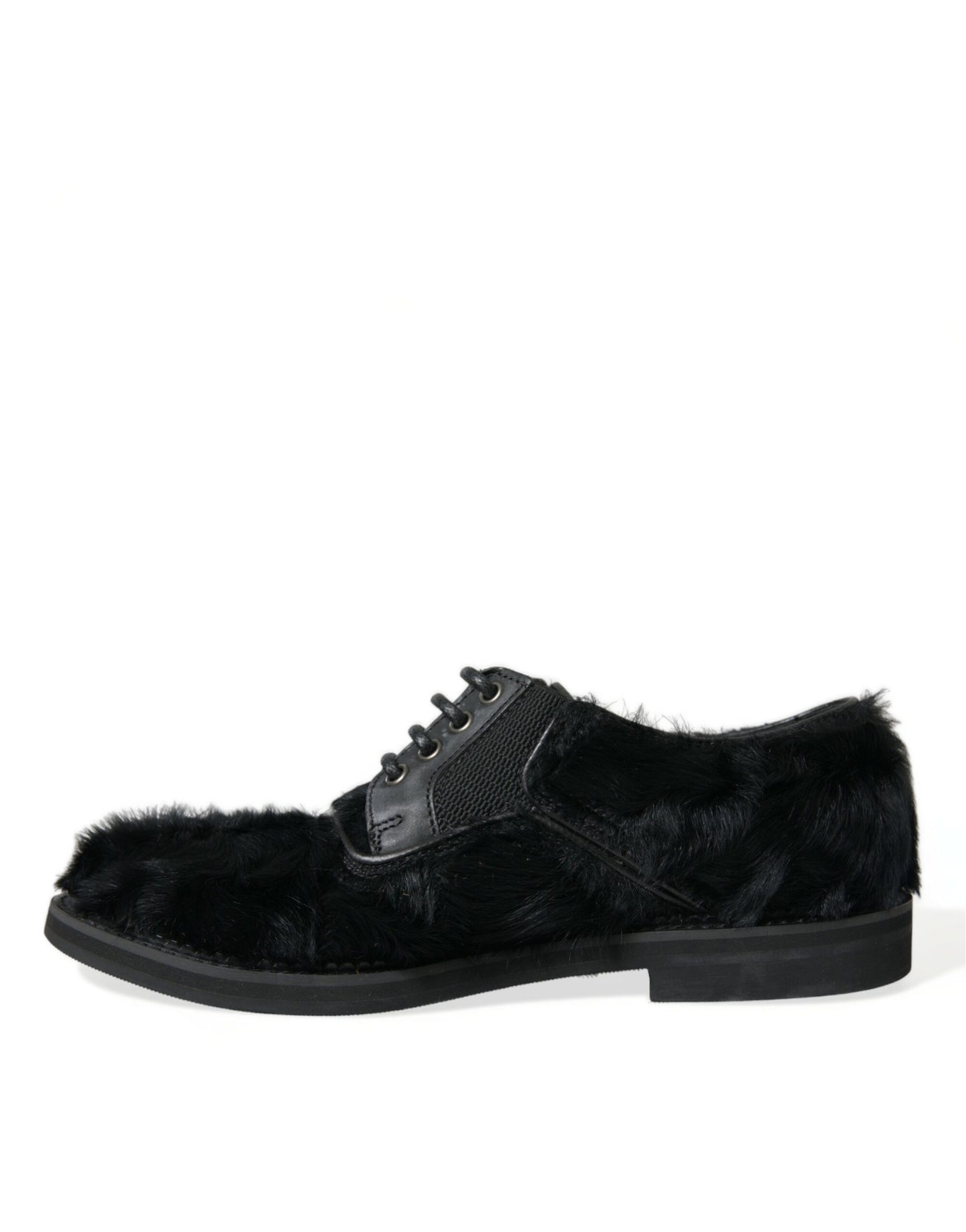 Zapatos de vestir Derby de piel negros elegantes para hombre