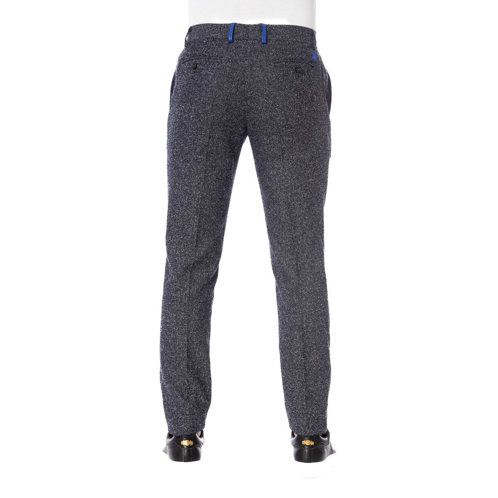 Black Cotton Men Pants