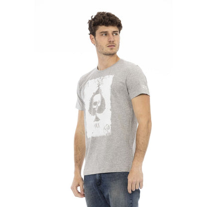 Eleve la elegancia informal con una elegante camiseta gris