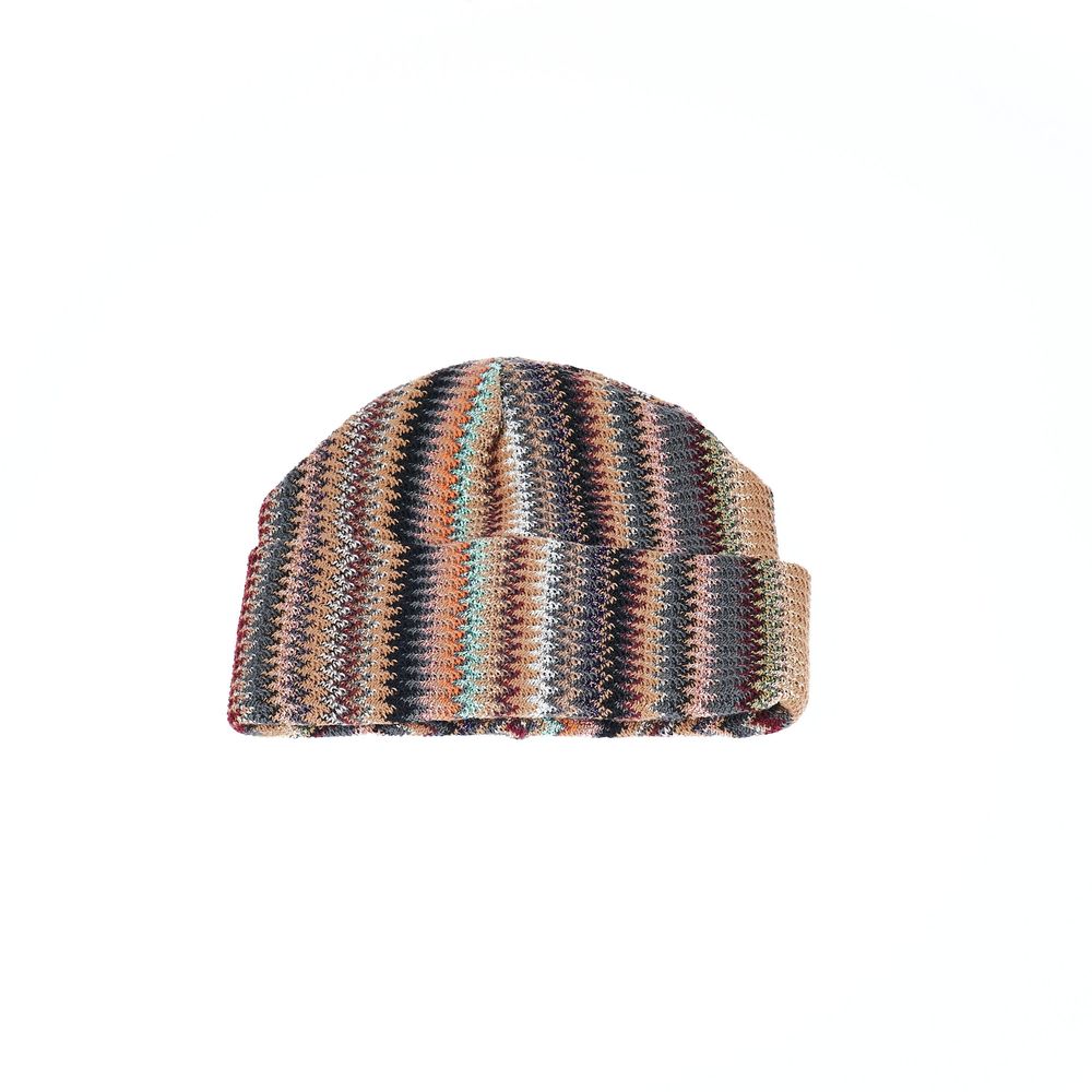 Multicolor Wool Women Hat