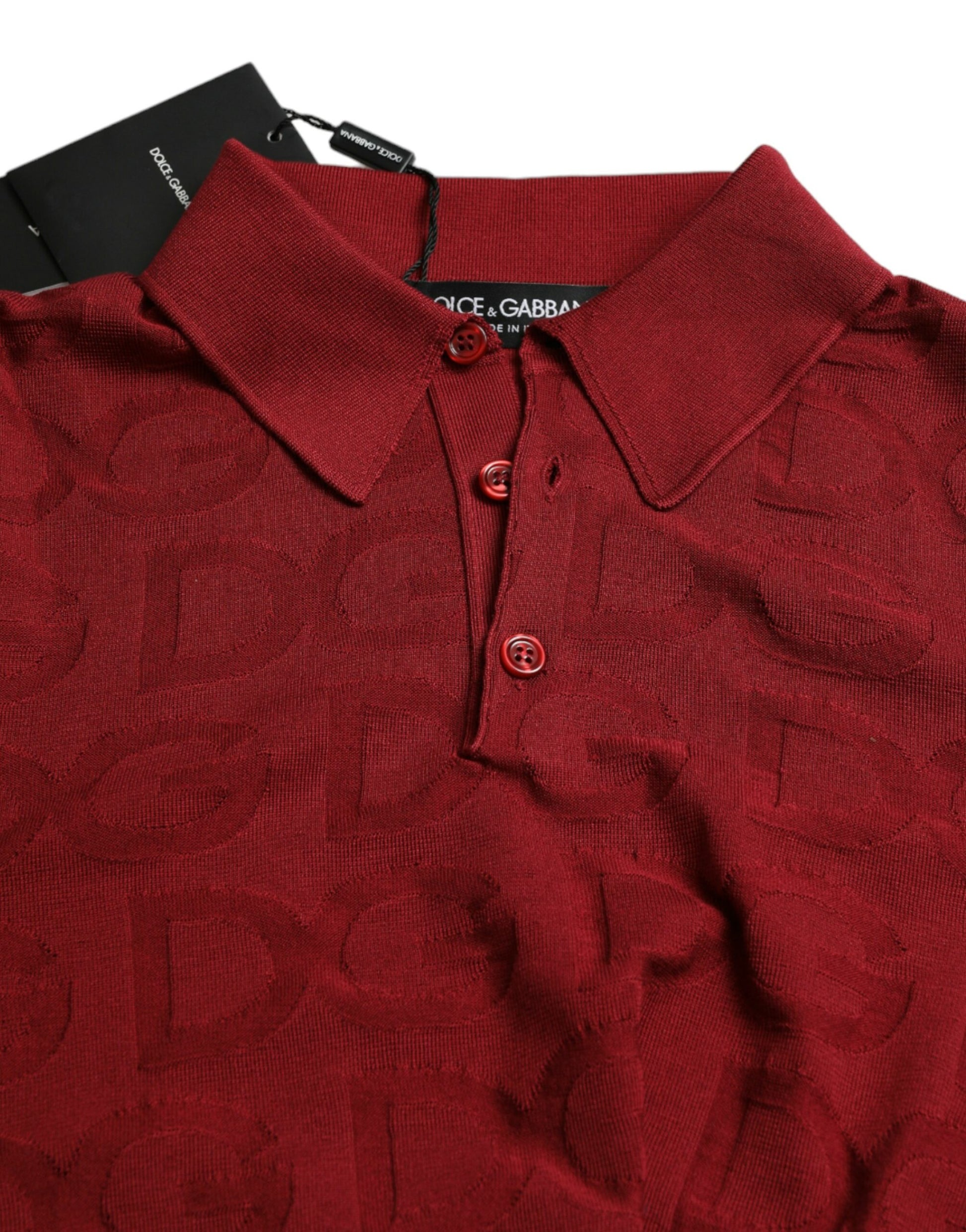 Elegant Silk Maroon Polo T-Shirt