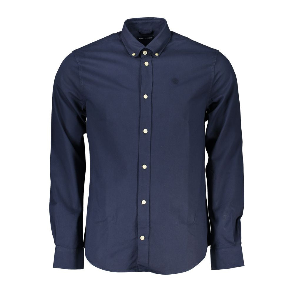 Blue Regular Fit Long Sleeved Shirt