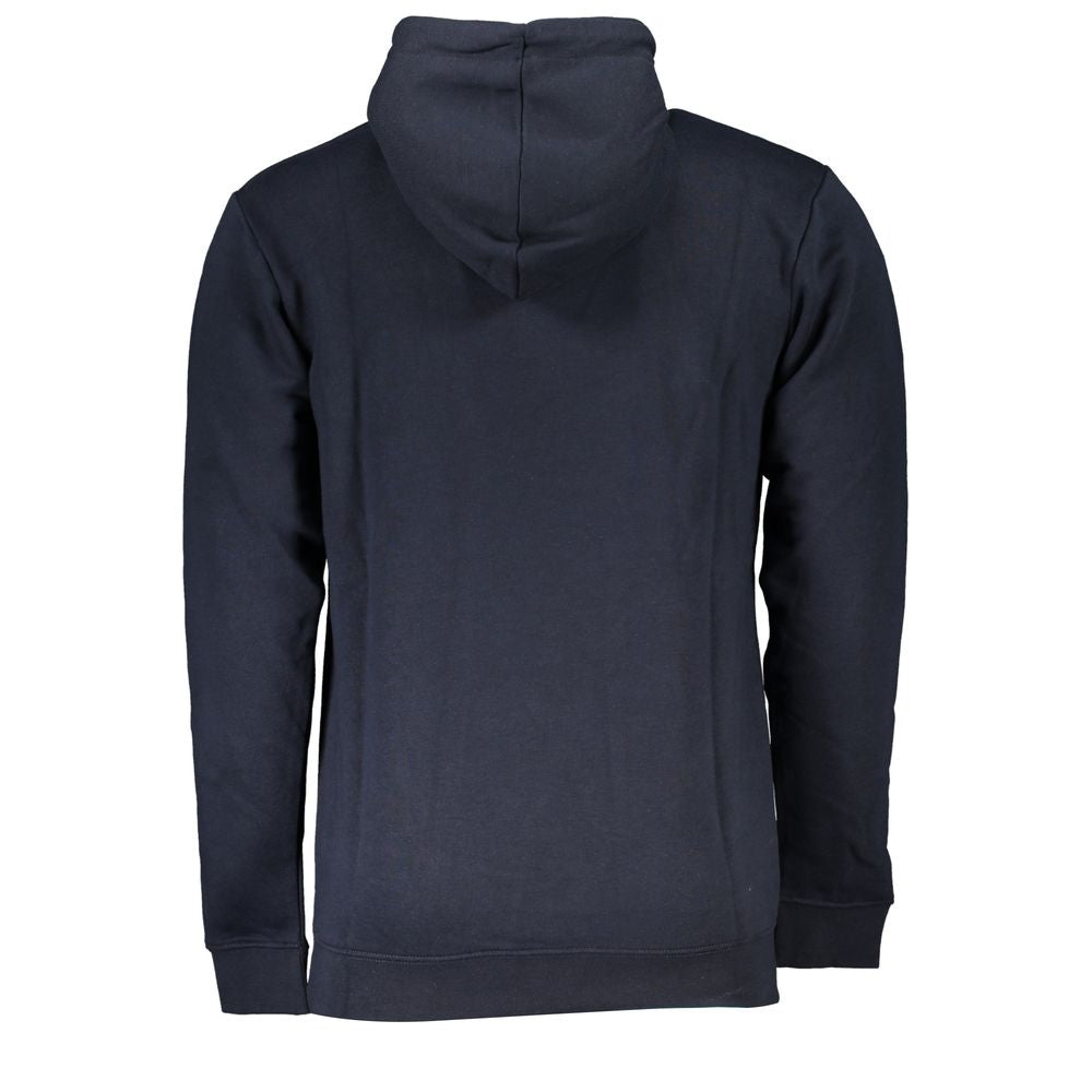 Sudadera con capucha azul elegante