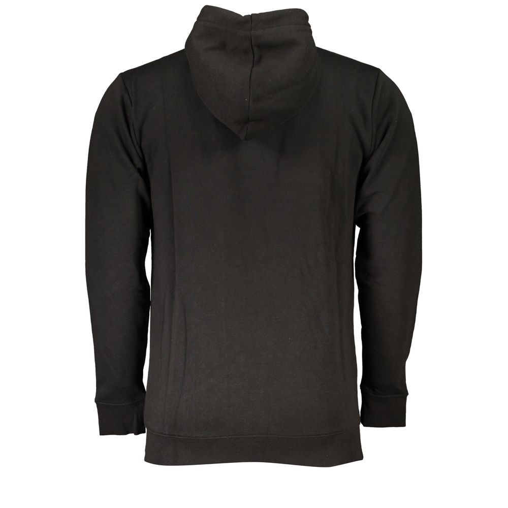 Sudadera con capucha negra elegante - Manga larga