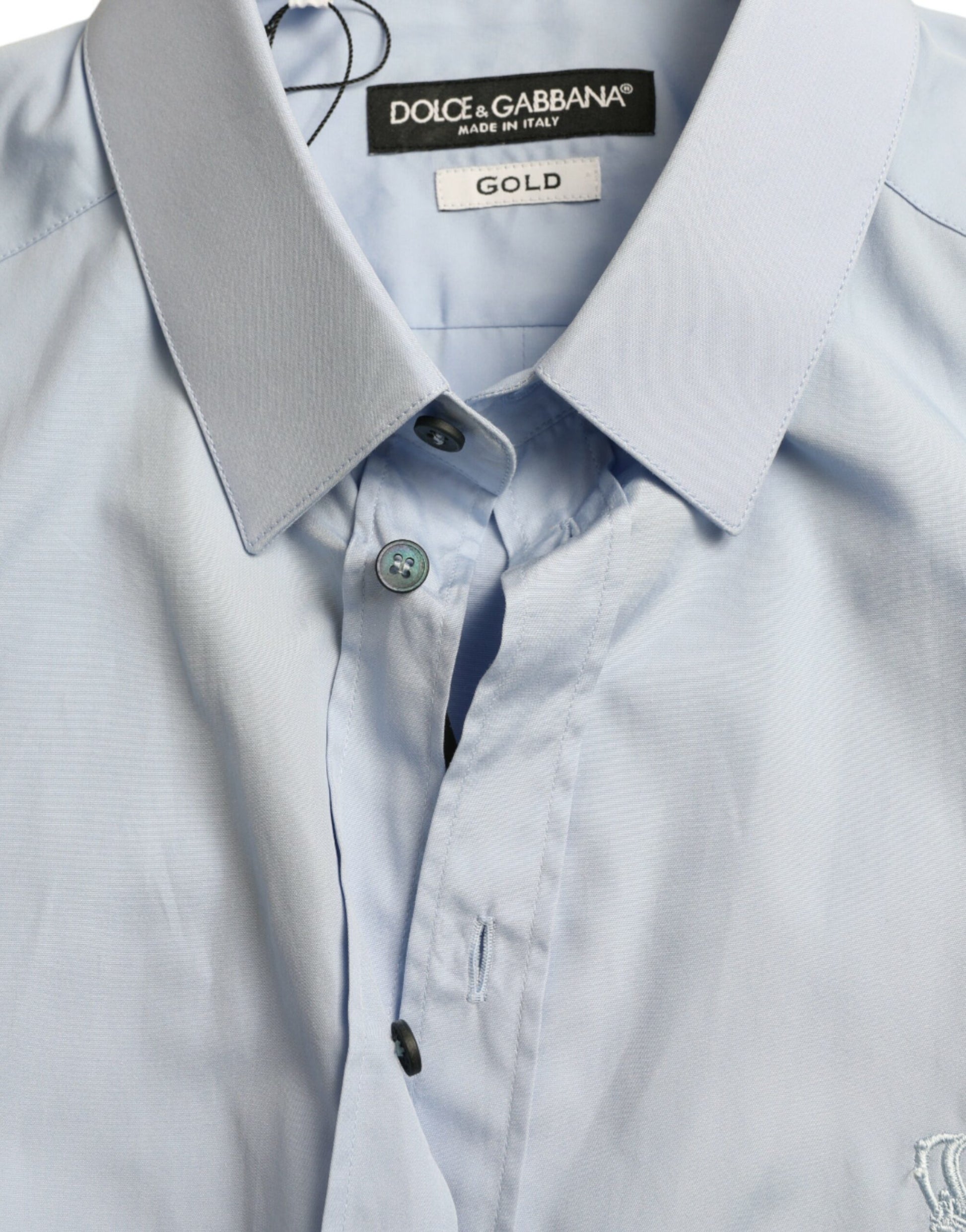 Camisa de vestir azul cielo elegante slim fit