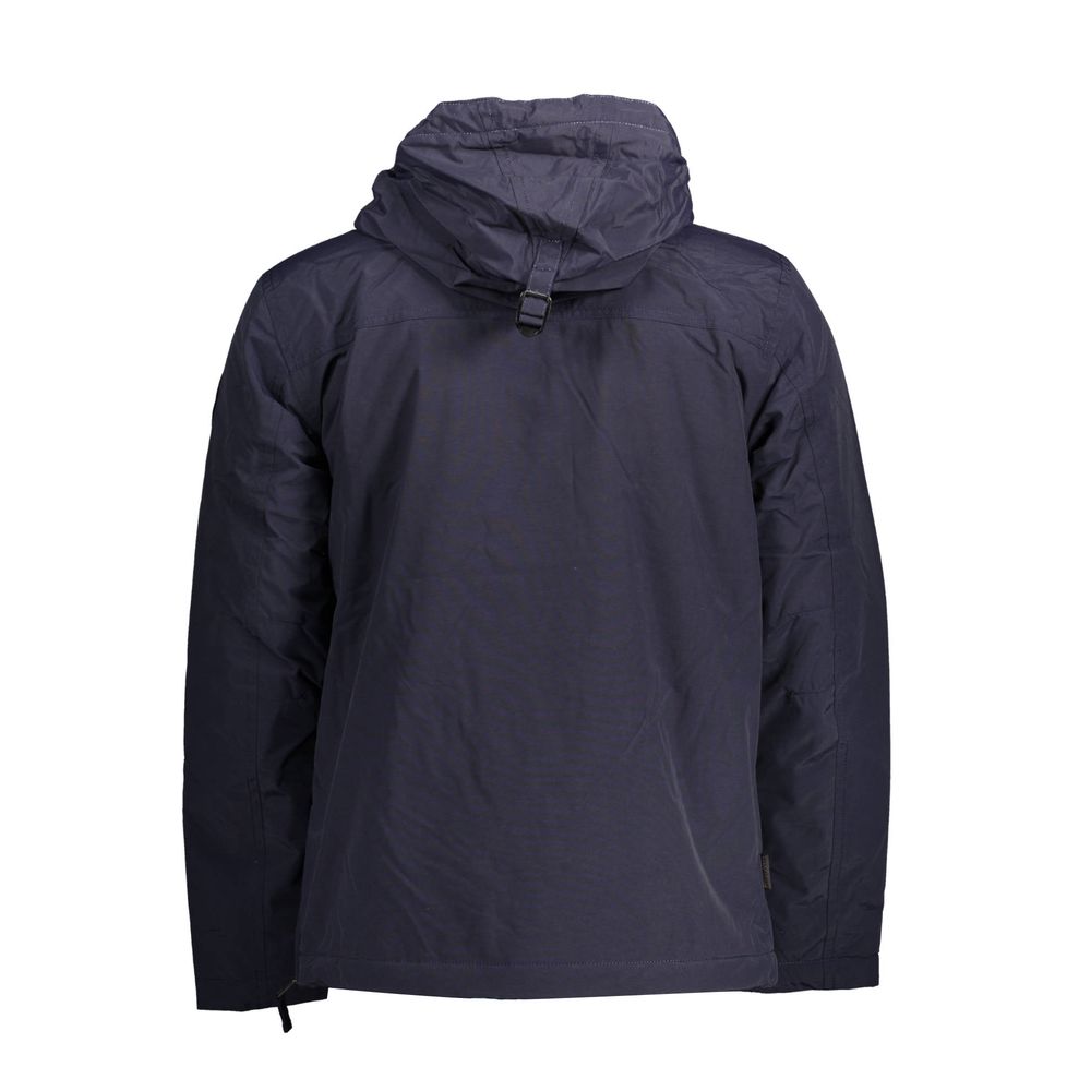 Eco-Conscious Rainforest Jacket in Blue