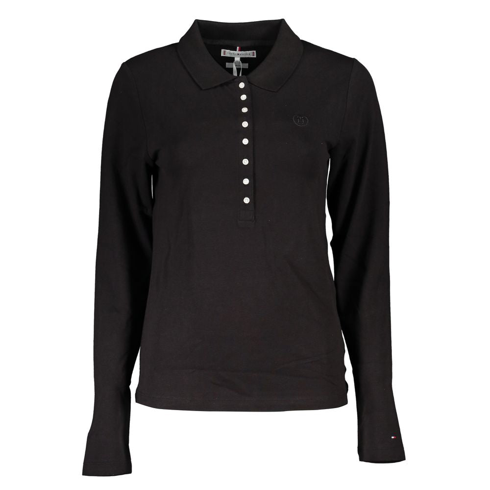 Chic Slim Fit Long-Sleeved Polo