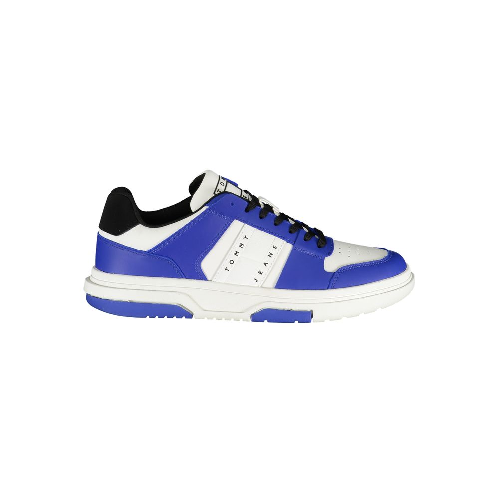 Blue Polyethylene Men Sneaker