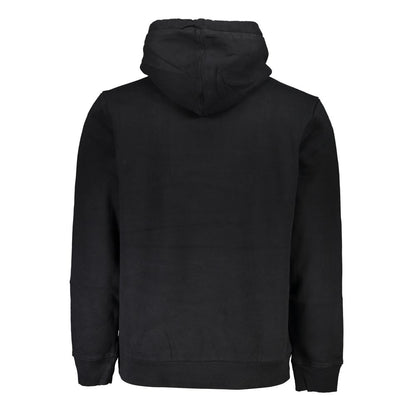 Elegant Fleece Hooded Sweatshirt with Embroidery