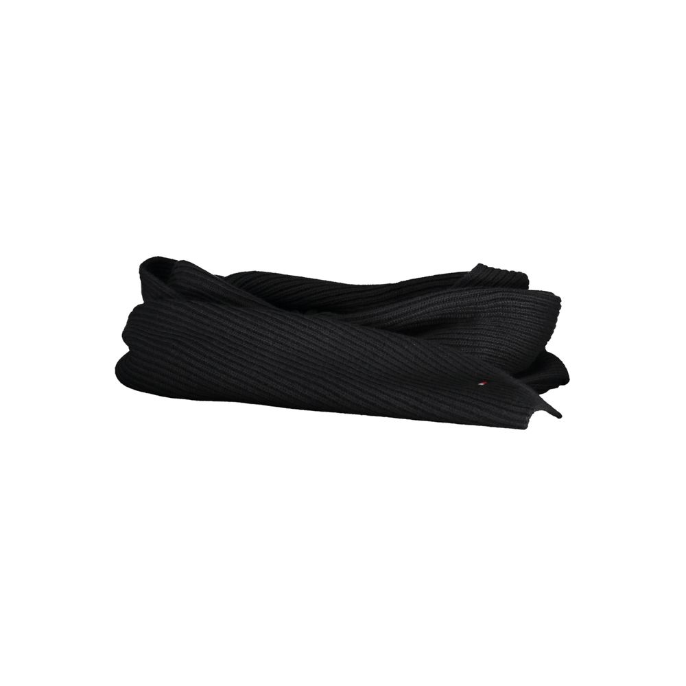 Black Cotton Men Scarf