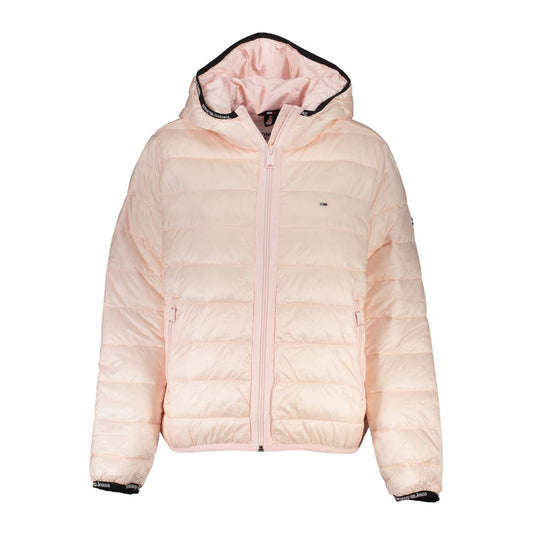 Chic Recycled Polyester Pink Jacket