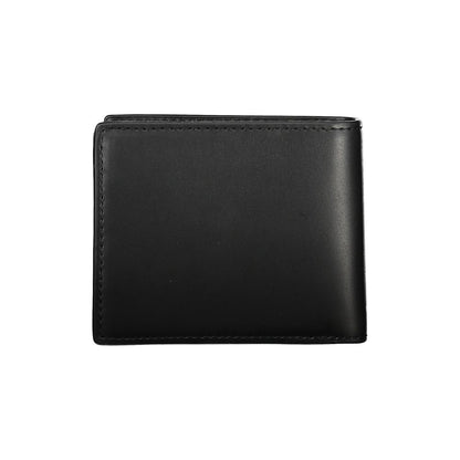 Elegant Black Leather Bifold Men's Wallet