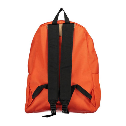 Eco-Chic Orange Backpack for the Modern Explorer