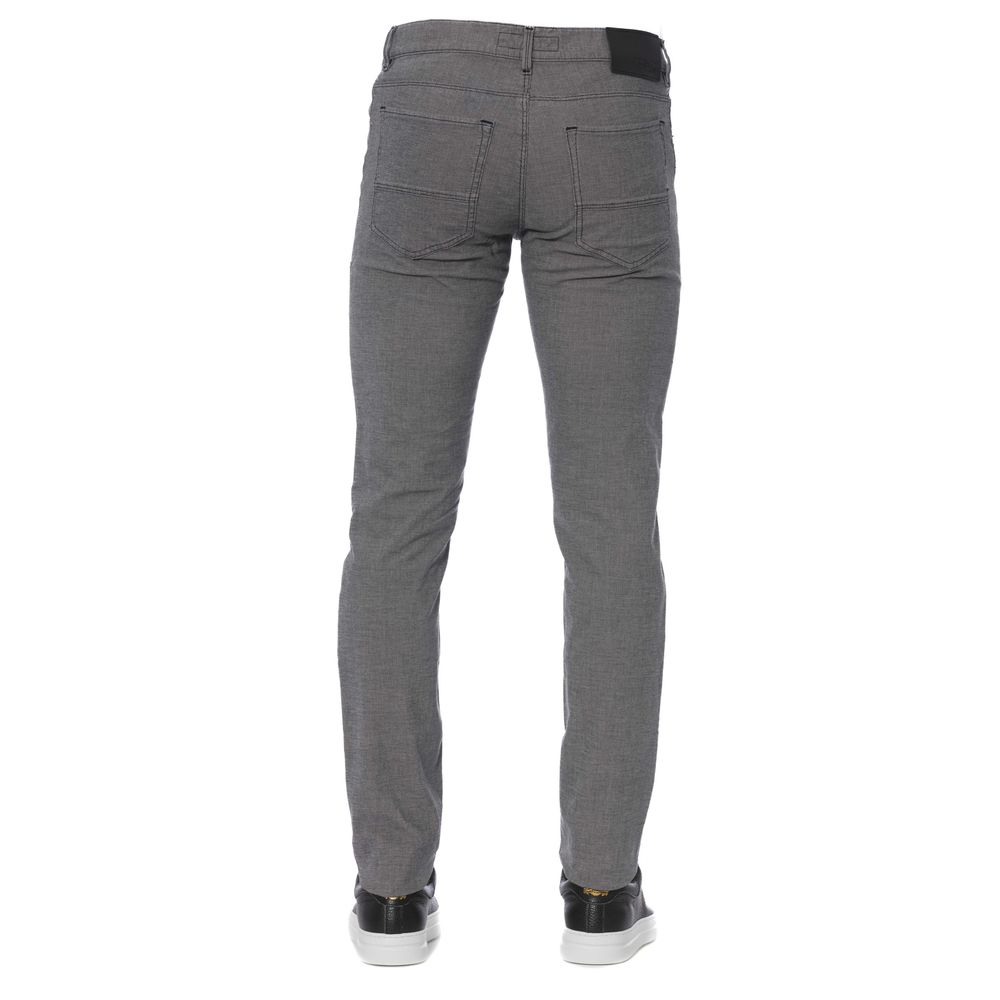 Grijze katoenen jeans en broek