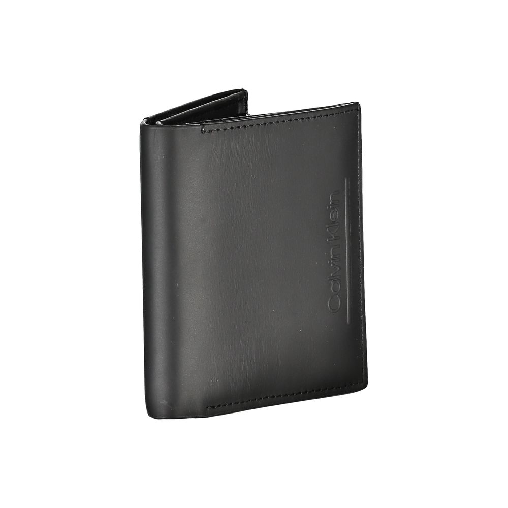 Sleek Dual Compartment Leather Wallet