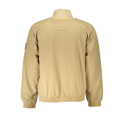 Beige Long Sleeved Sports Jacket