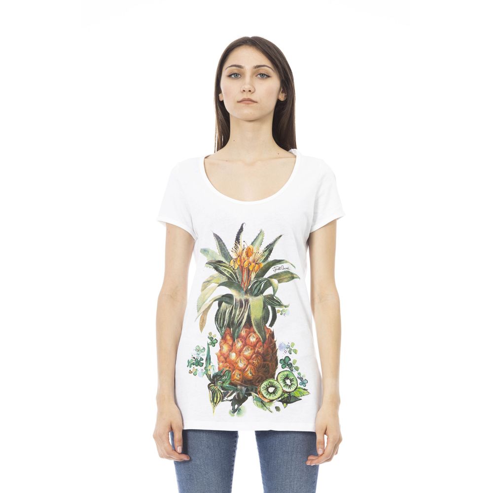 Witte katoenen tops en T-shirt