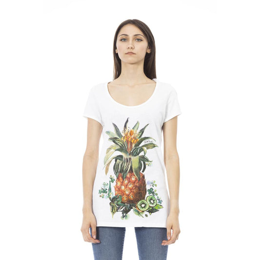 Witte katoenen tops en T-shirt