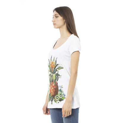 Witte katoenen tops en T-shirt