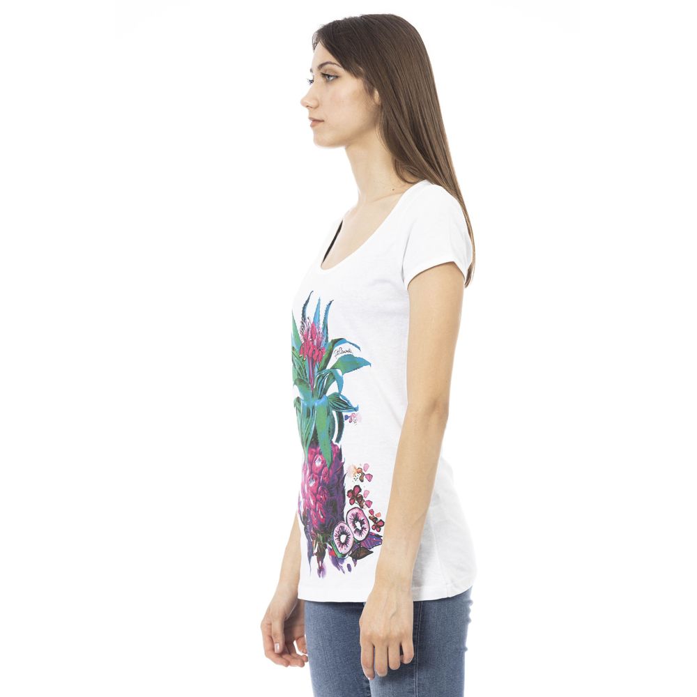 Witte katoenen tops en T-shirt