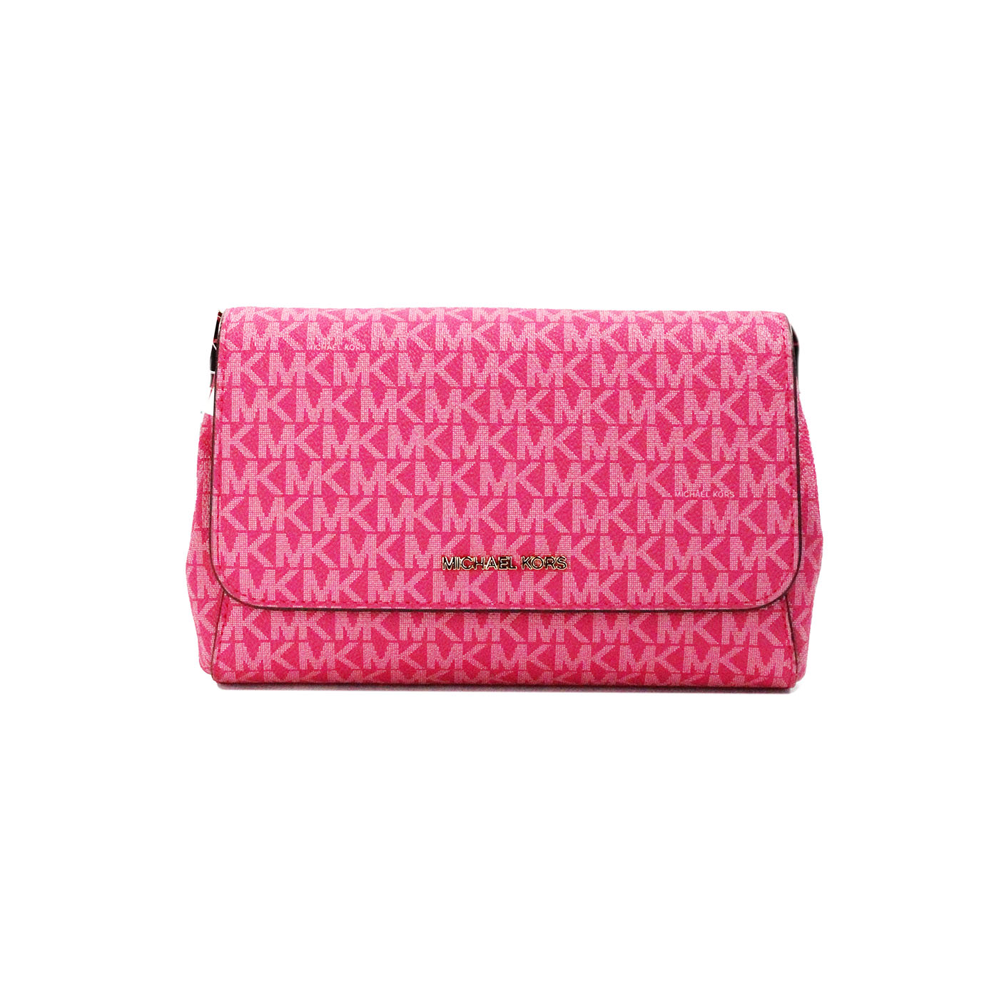 Bolso bandolera Jet Set mediano convertible en rosa eléctrico