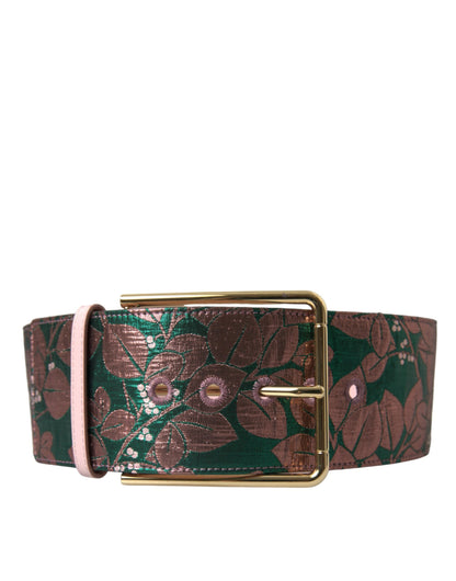 Multicolor High-Waist Statement Belt