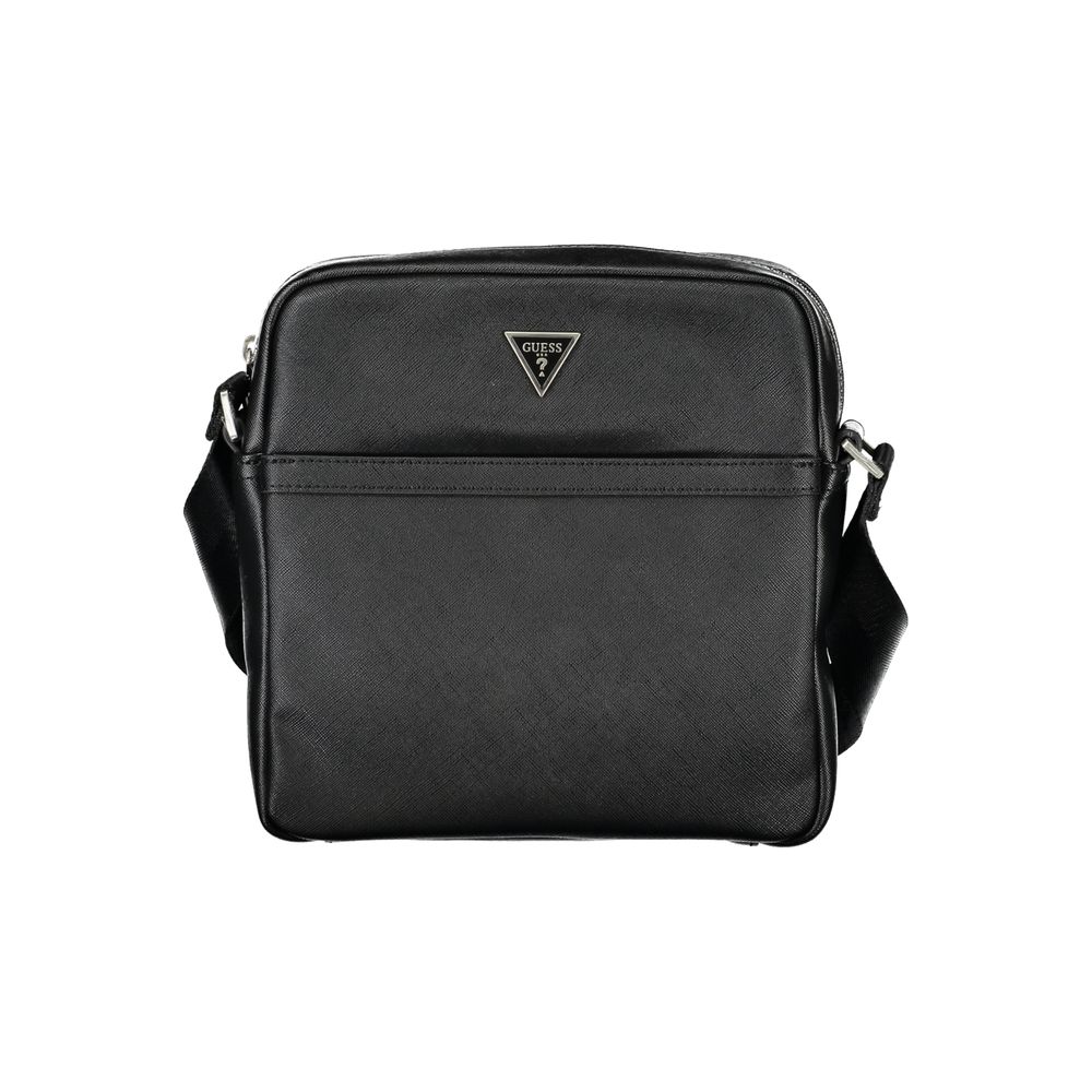 Elegante bolso de hombro negro para hombre