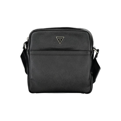 Elegant Black Shoulder Bag for Men