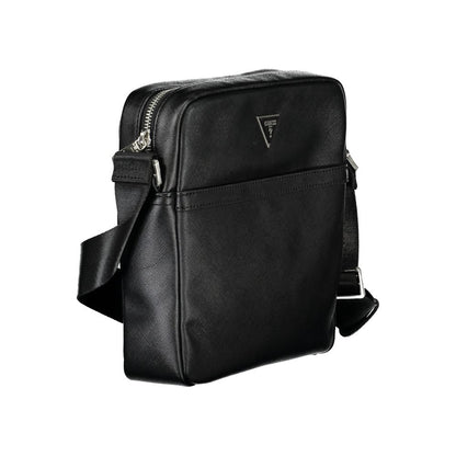 Elegante bolso de hombro negro para hombre