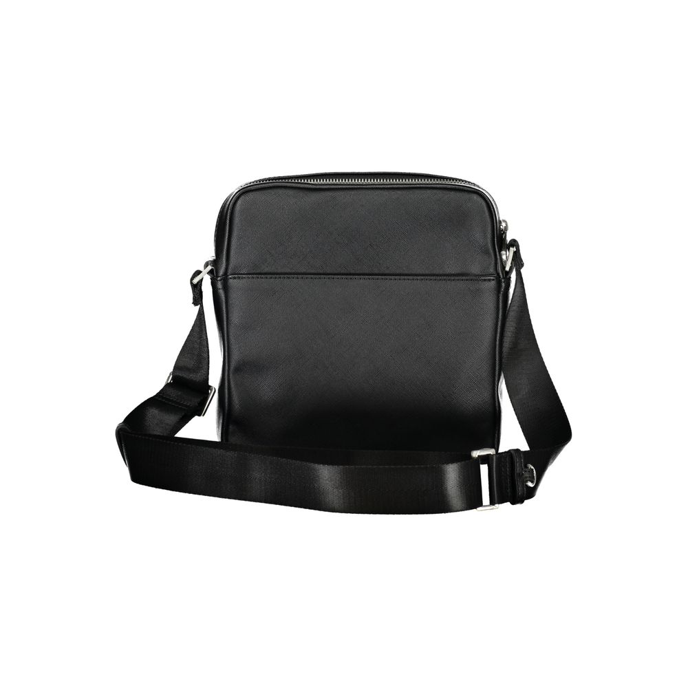 Elegante bolso de hombro negro para hombre