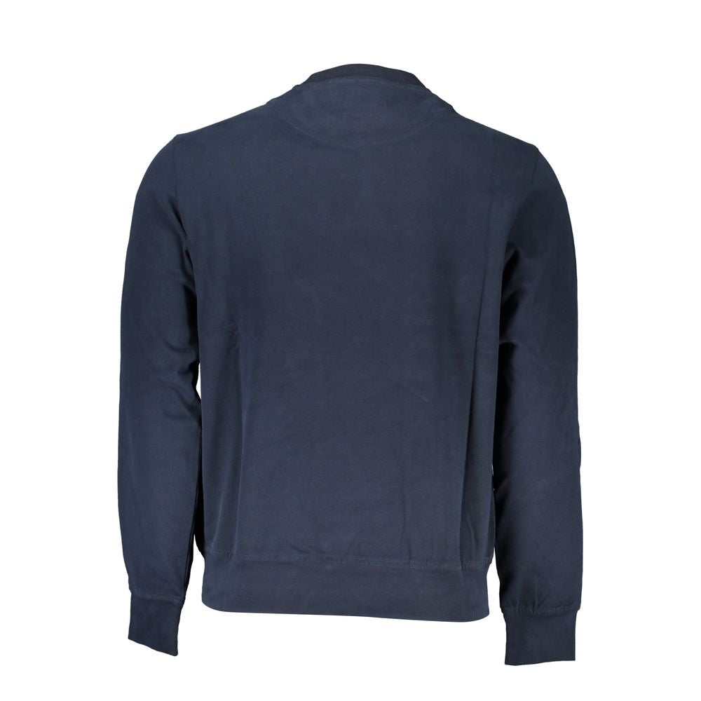 Elegant Blue Crew Neck Sweater