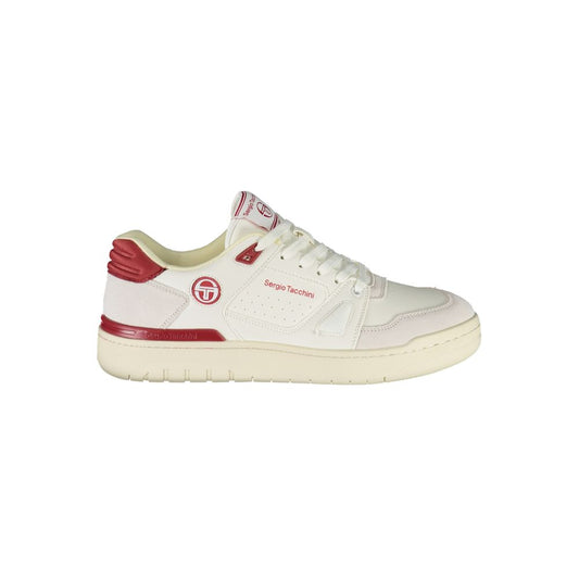 Witte polyester sneaker