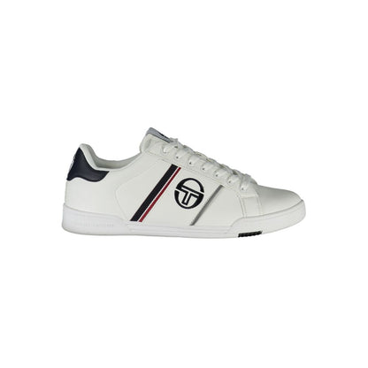 Witte polyester sneaker