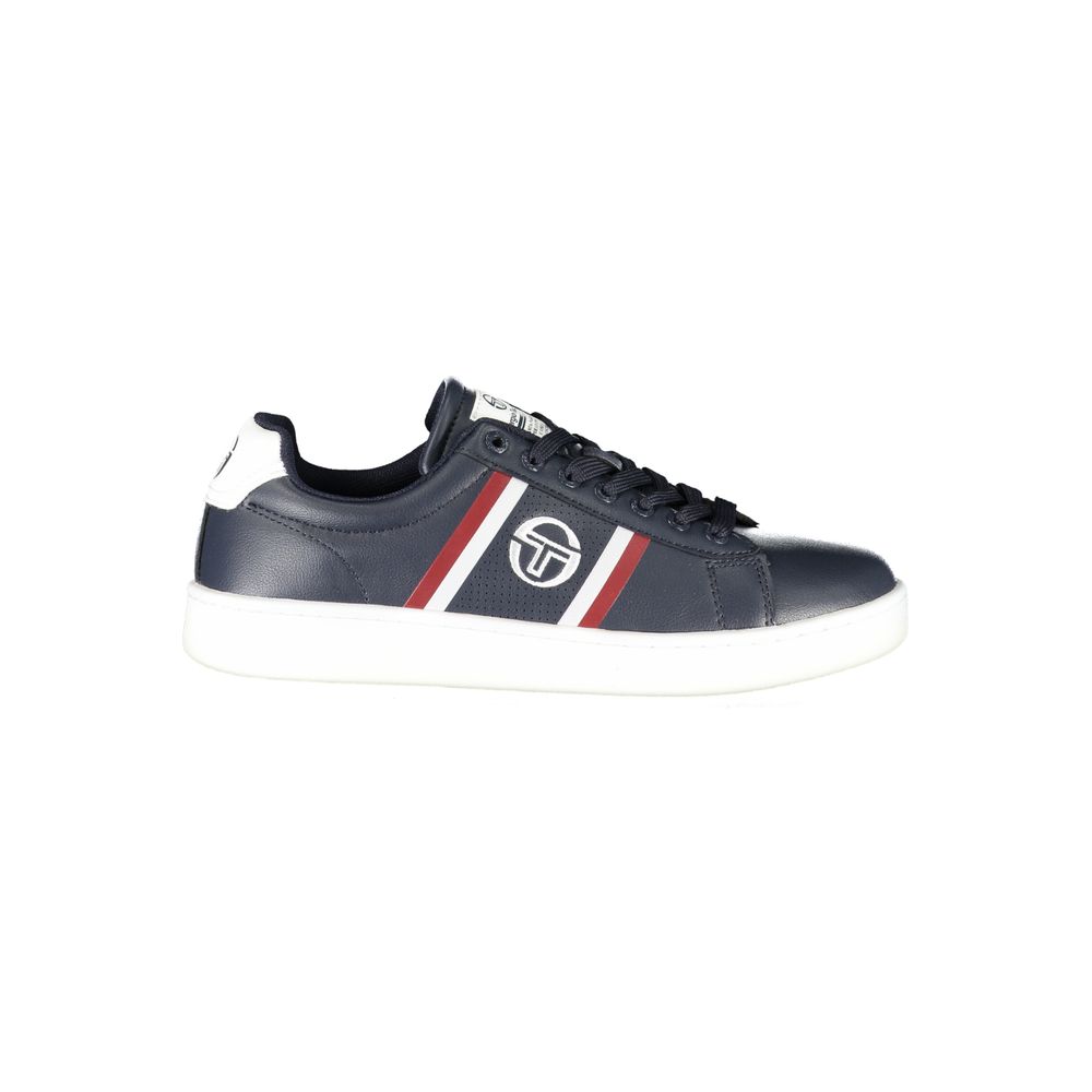 Blauwe polyester sneaker