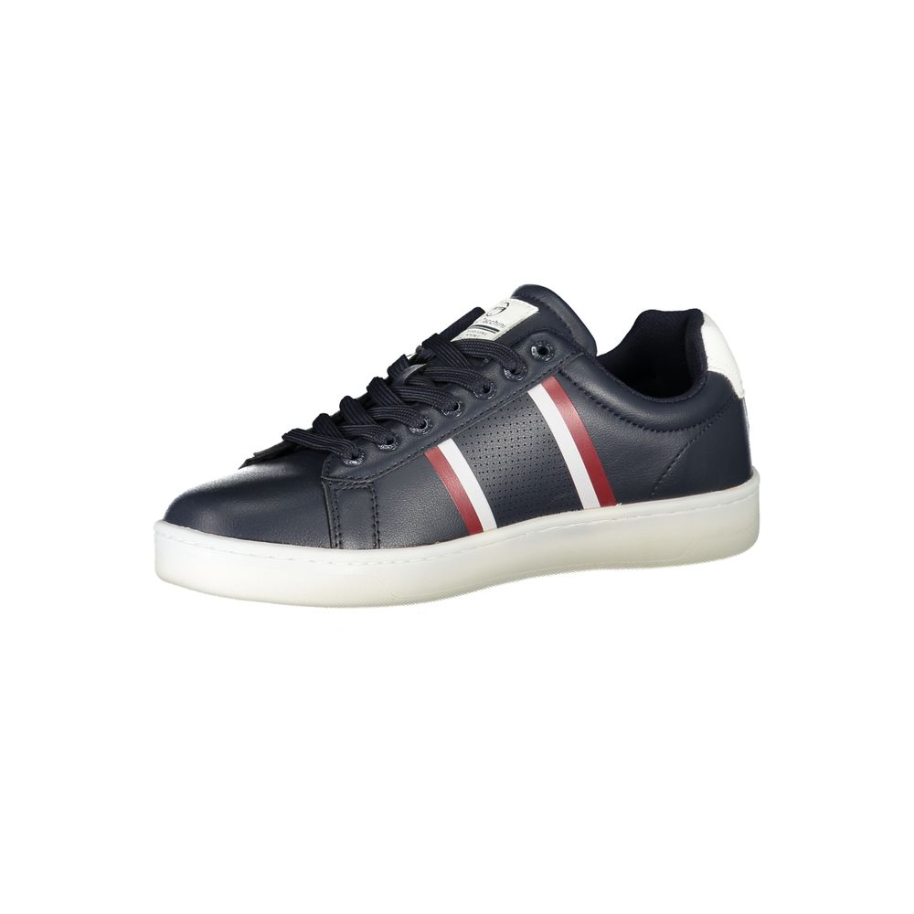 Blauwe polyester sneaker