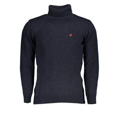 Elegant Turtleneck Sweater with Embroidered Logo